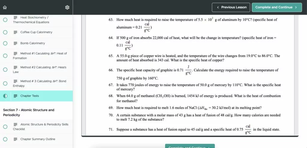 AP Chemistry Masterclass